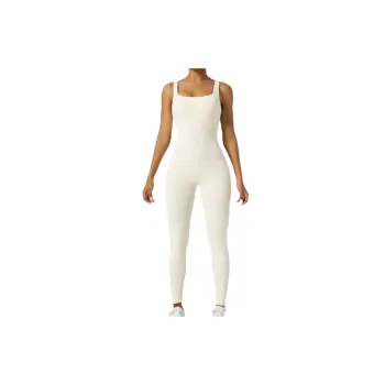 Casual Sporty Nylon Spandex Cloud Like Fabric Bodysuit Women