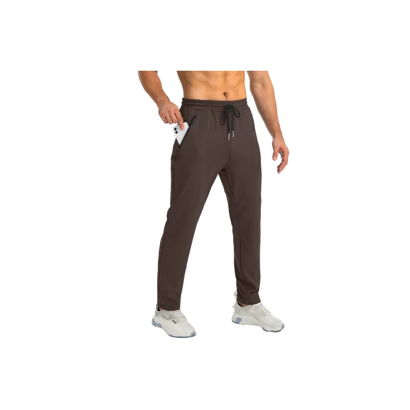 Sporty Loose Nylon Casual Pants Unisex-3
