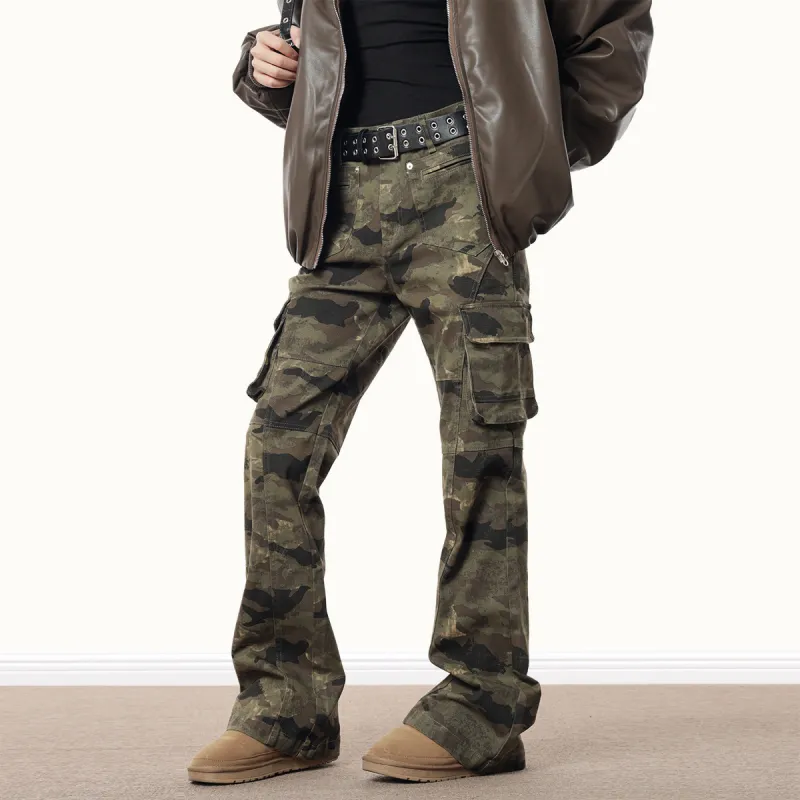 Casual Loose Cargo Pants-2