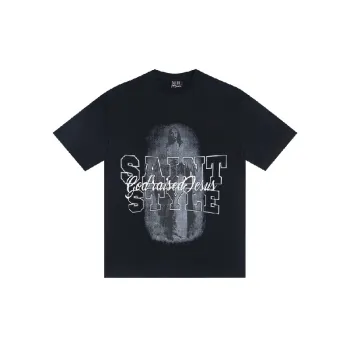 Street Loose Cotton Blended Fabric T Shirt