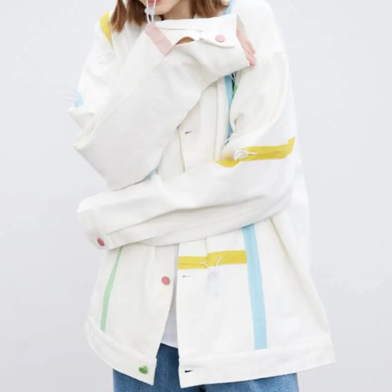 Fashion Loose Denim Jacket-2