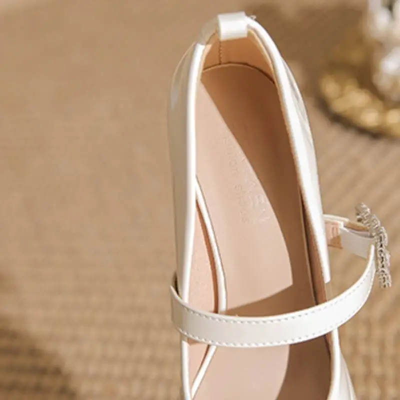 Fashionable Rhinestone High Heels-7