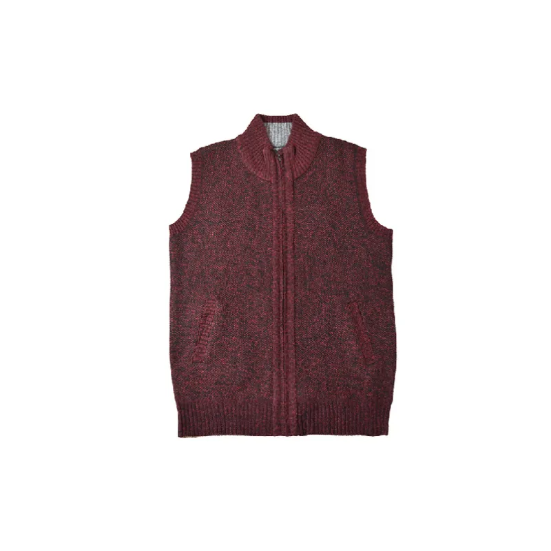 Casual Loose Cotton Blended Fabric Vest-1