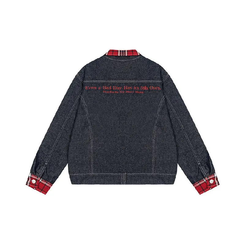 Retro Denim Loose Jacket-5