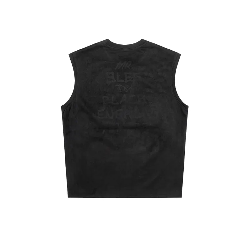 Hand Painted Letters Printed Undershirt-1