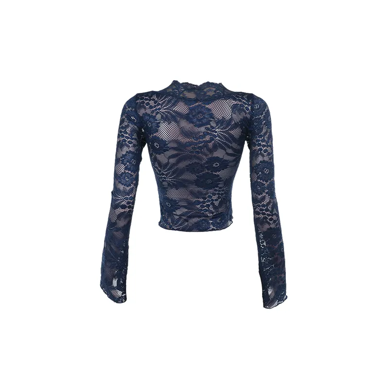 Sexy Loose Polyester Shirt Women-1