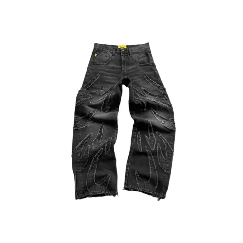 Retro Loose Straight Leg Jeans