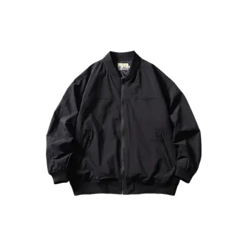 Retro Loose Blended Synthetic Fabrics Jacket