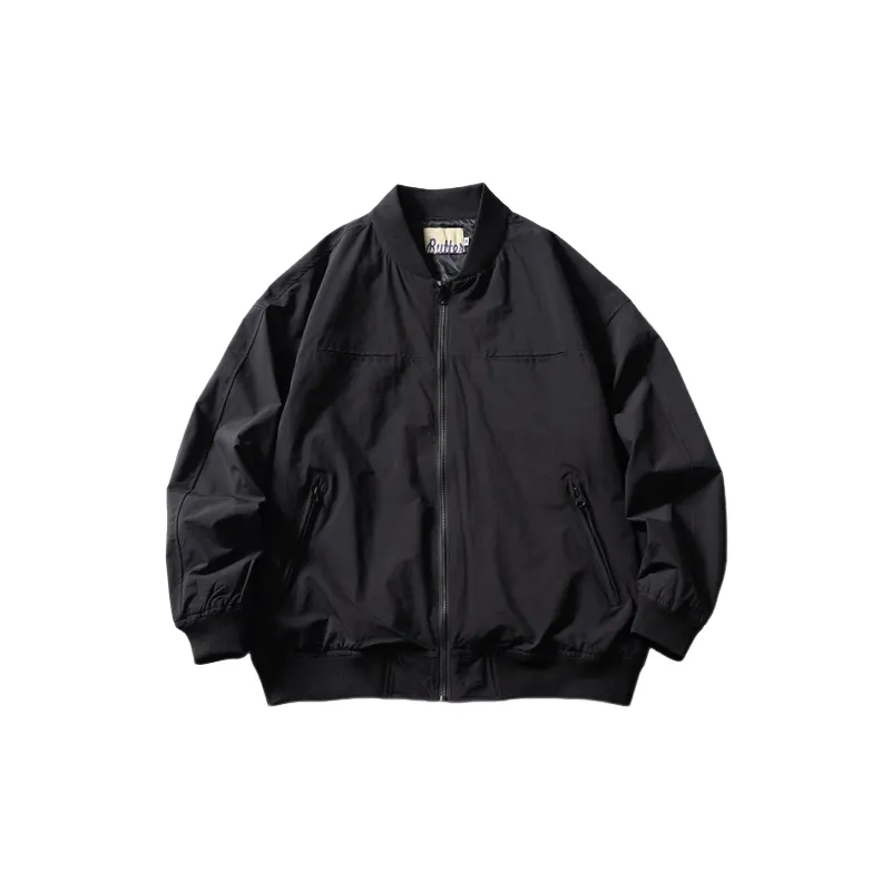 Retro Loose Blended Synthetic Fabrics Jacket-4