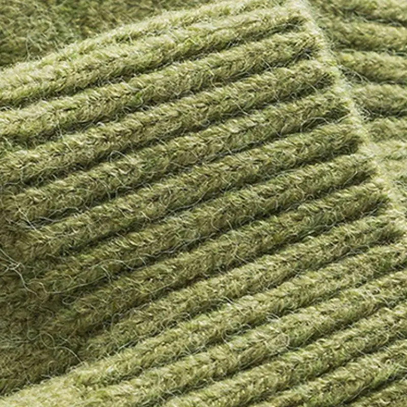 Trendy Plain Polyester Sweater-4