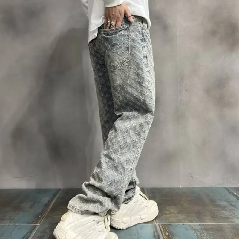 Simple Loose Jeans-1