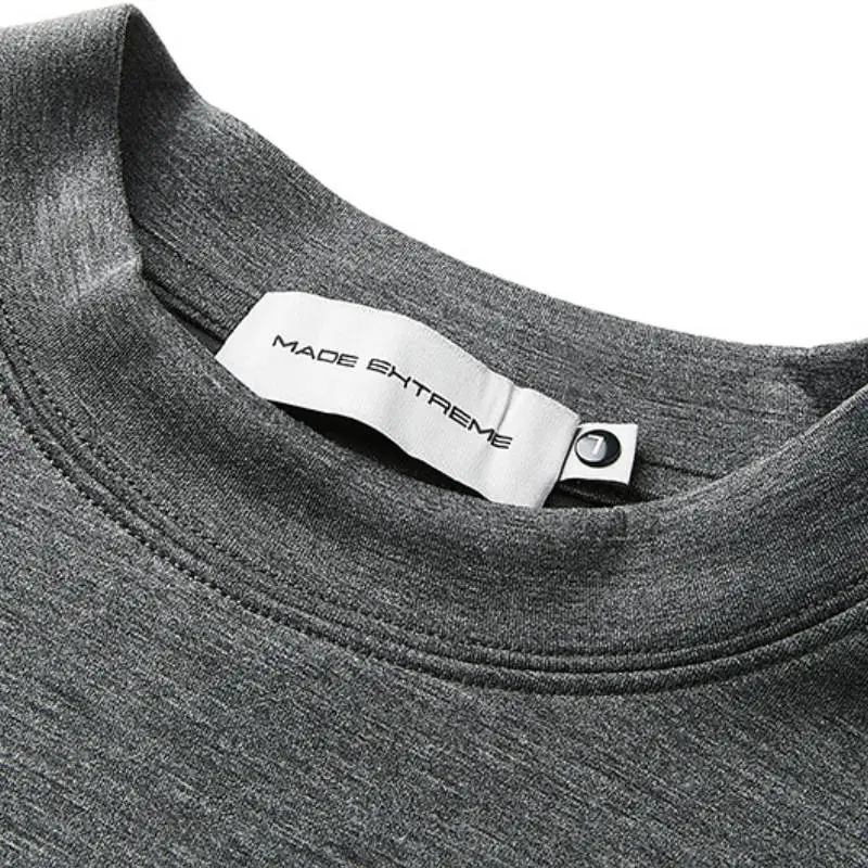 Casual Loose Blended Synthetic Fabrics T Shirt-12