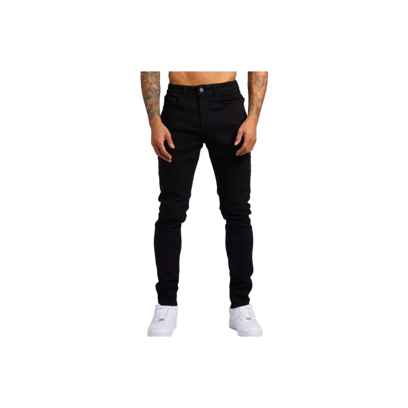 Simple Regular Jeans-4