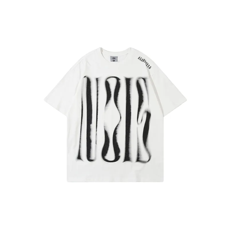 Casual Fashion Loose Hip hop Pure Cotton T Shirt