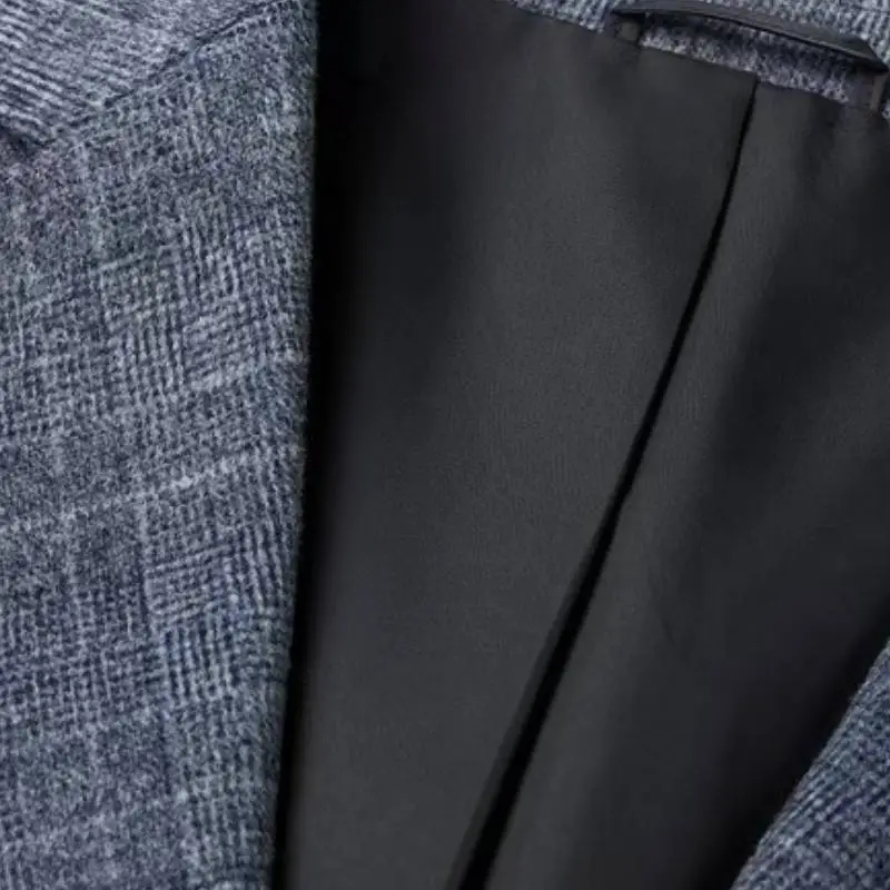 Simple Fashionable Woolen Fabric Business Suit-2
