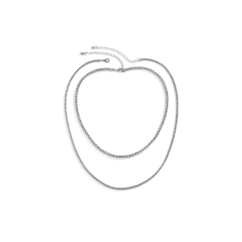 Trendy Simple Geometric Necklace-0
