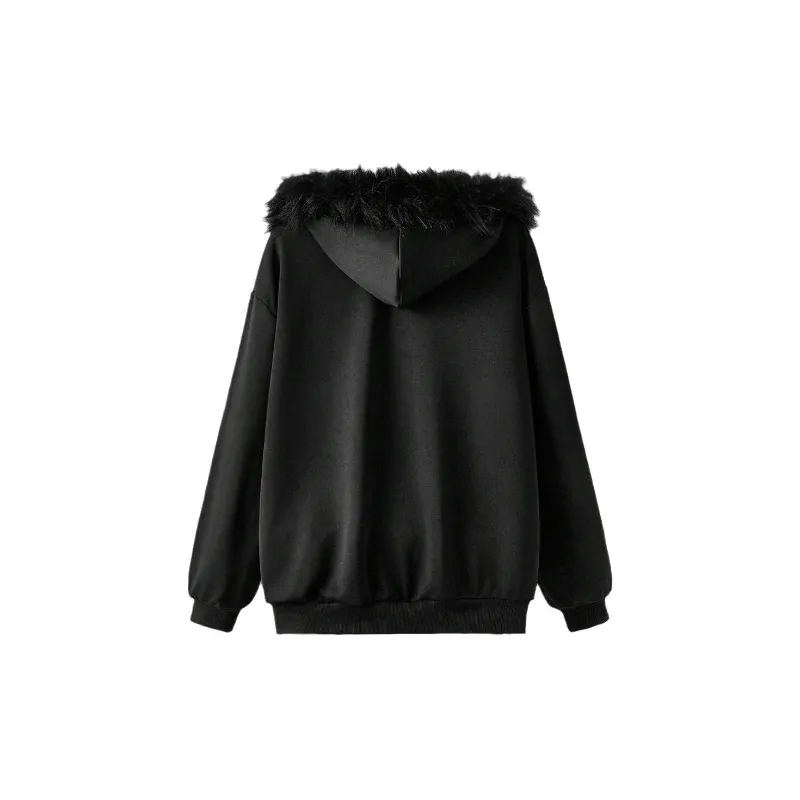Fashionable Long Sleeve Zipper Sweatshirt-1