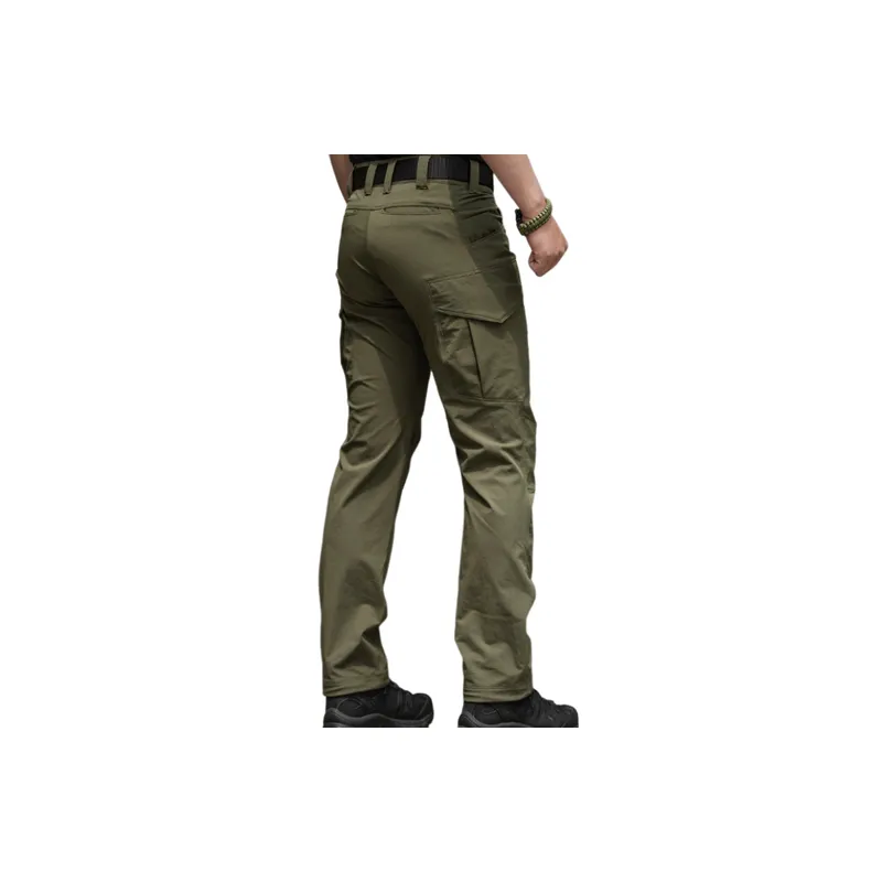 Fashionable Loose Polyester Cargo Pants-2