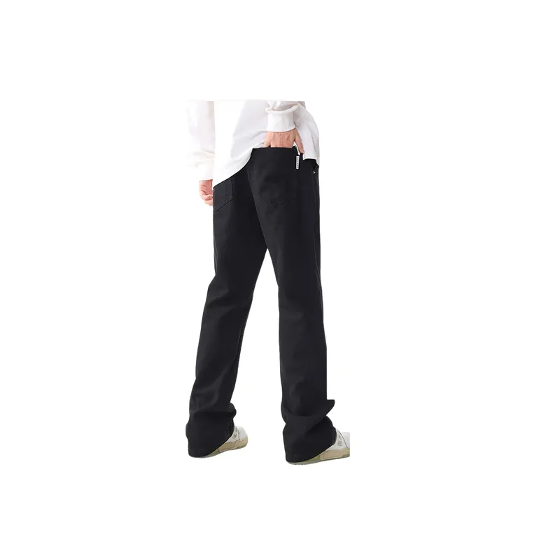 Basics Skin friendly Denim Casual Pants-5