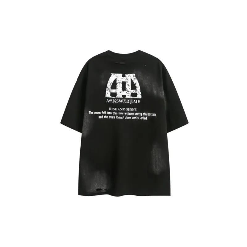 Trendy Loose 100% Cotton T Shirt-7