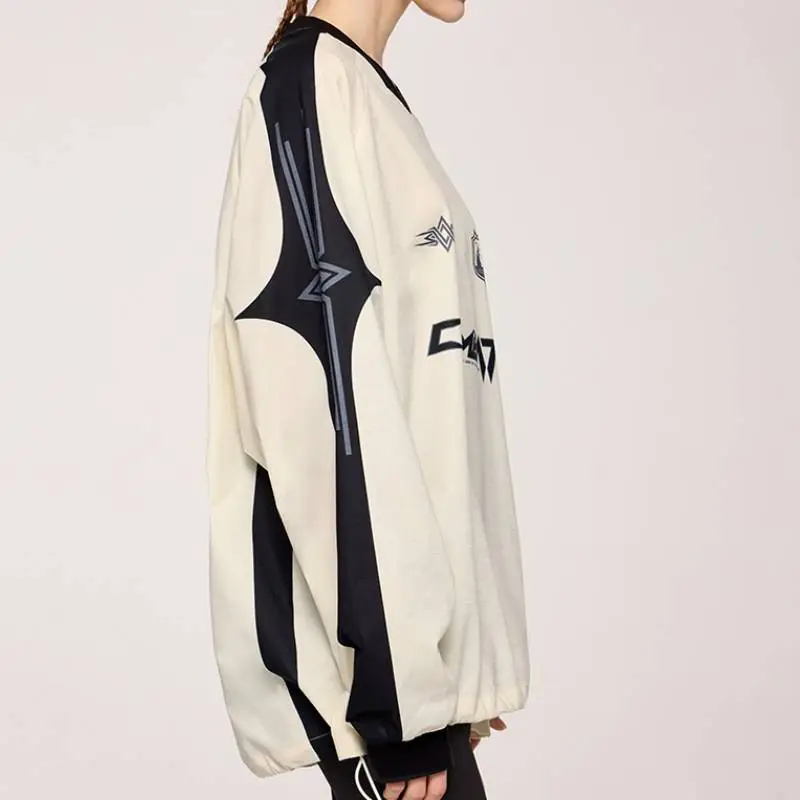 Fashionable Loose Long Sleeve T Shirt-9