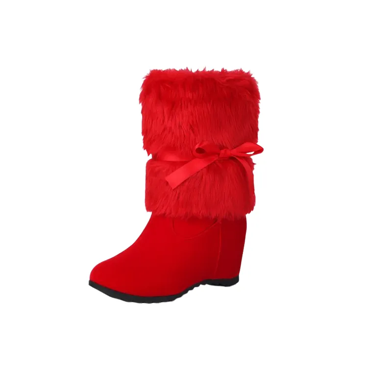 Fashionable Christmas Mid Calf Boots