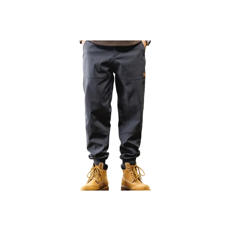 Fashion Retro Cotton Cargo Pants-2