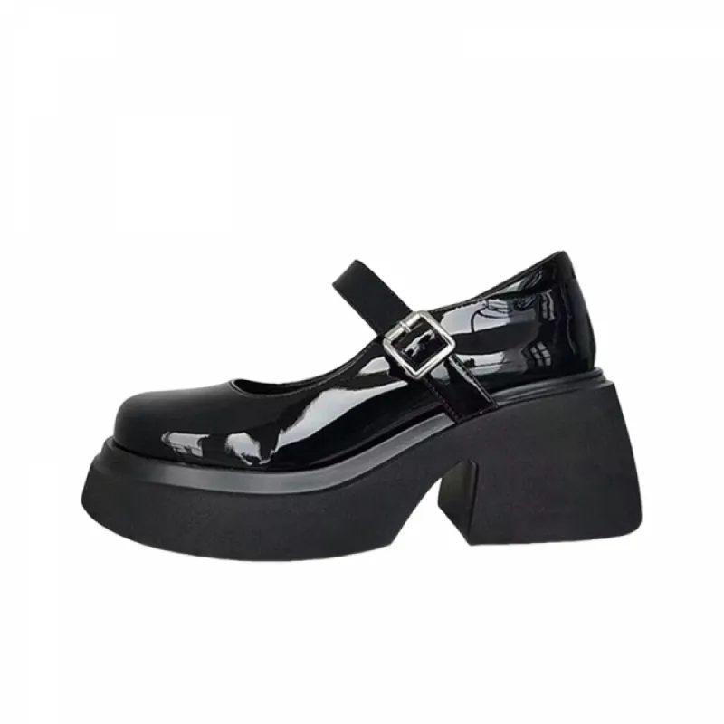 Casual Plain Mary Jane Shoes-0