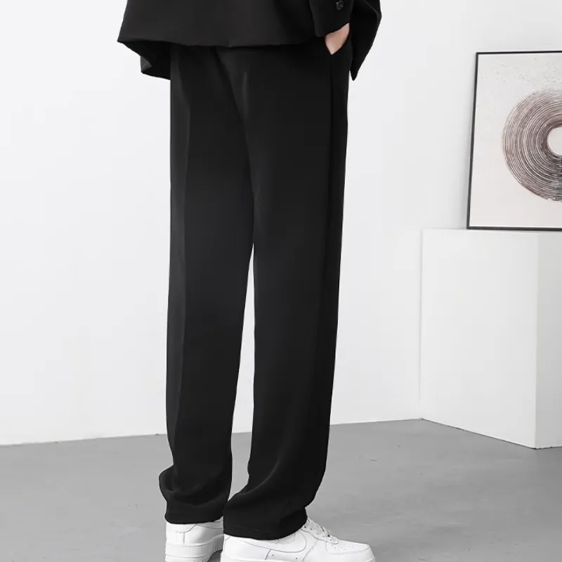 Loose Casual Cotton Blended Fabric Casual Pants-5