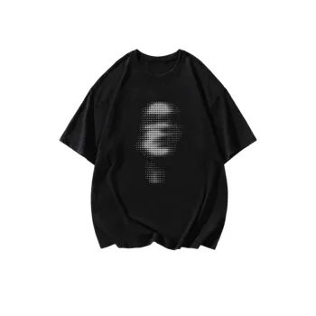 Retro Portrait Print Shirt