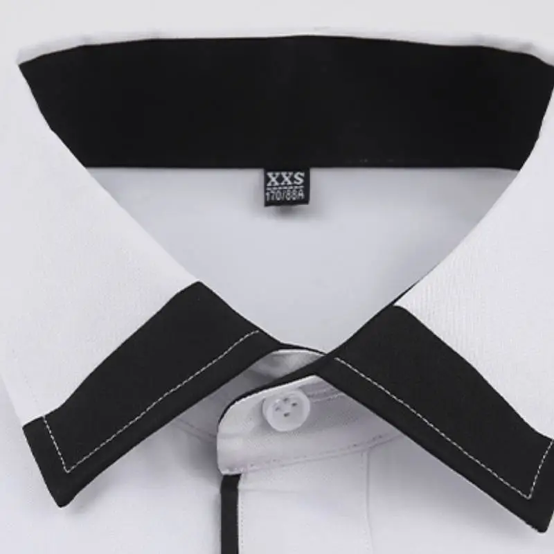 Casual Plain Polyester Blend Fabric Shirt-4