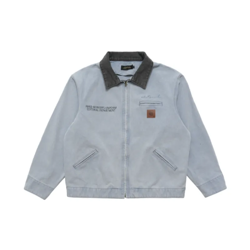 Fashionable Simple Denim Jacket-5