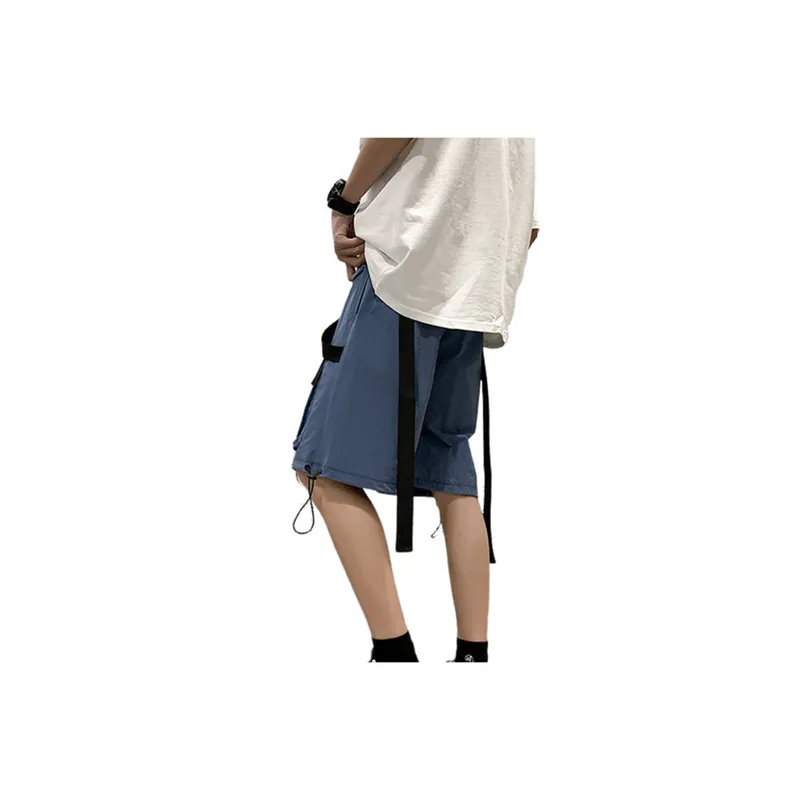 Functional Retro Wide Leg Shorts-8