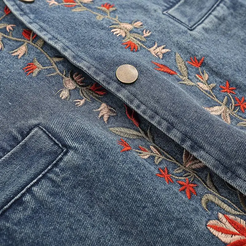 Retro Loose Denim Vest-2