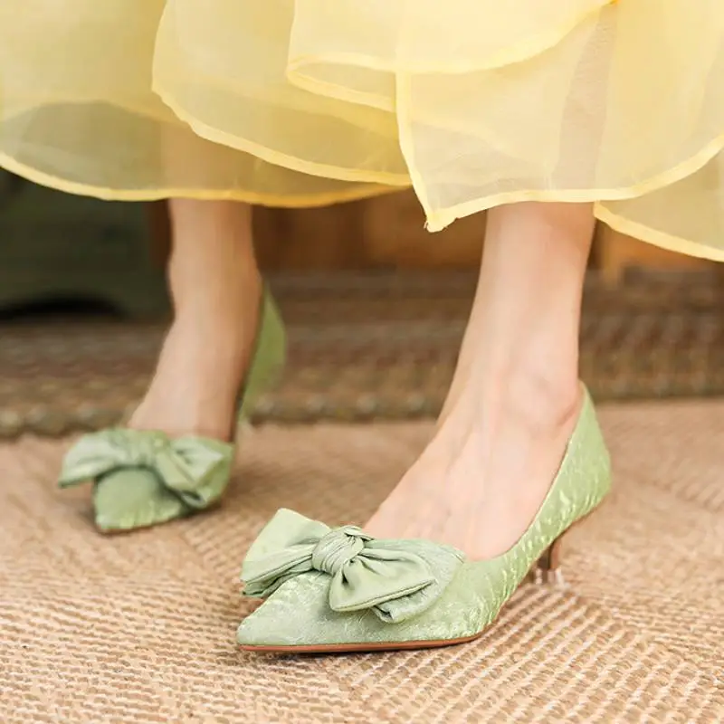 Retro Simple Funky High Heels-7