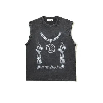 Retro Style Oversize Vest