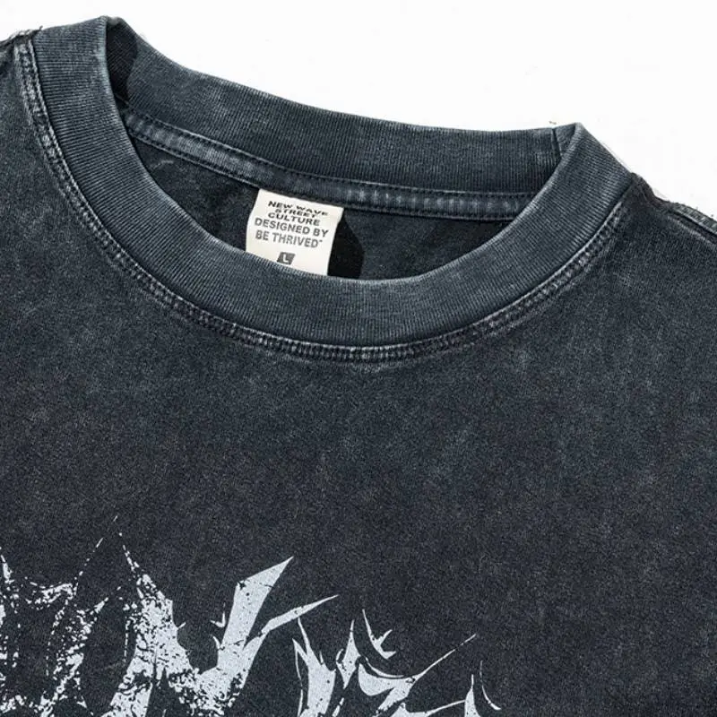 Casual Loose 100% Cotton Sweatshirt-4