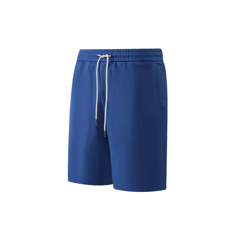 Simple Plain Cotton Casual Shorts-8