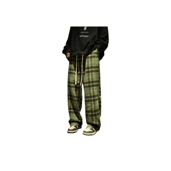 Plaid Casual Pants