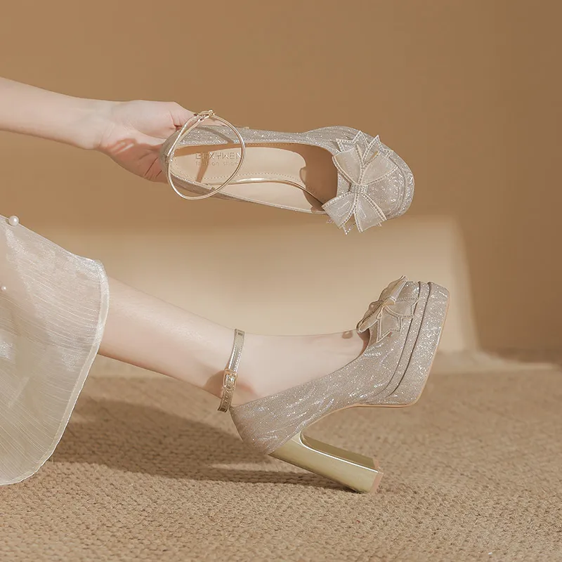 Fashionable Luminous High Heels-5