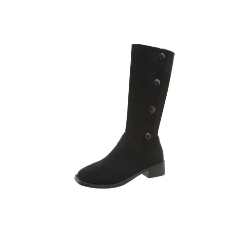 Zipper Casual Knee-High Boots