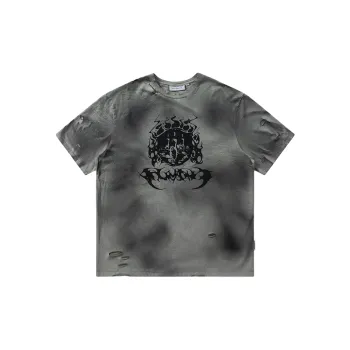 Dirty Airbrush Destruction Short Sleeve T Shirt