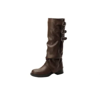 Retro Funky Knee High Boots