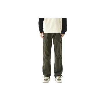Casual Loose Blended Synthetic Fabrics Cargo Pants