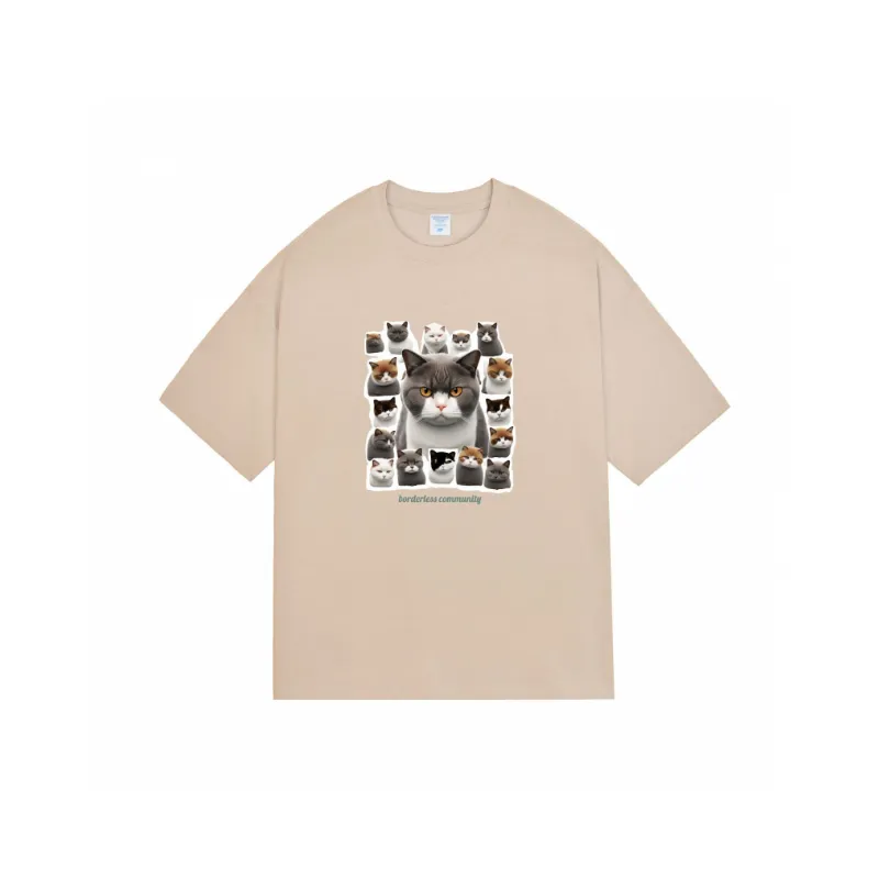 Cute Loose 100% Cotton T Shirt