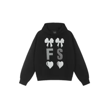 Bow Loose Cotton Sweatshirt