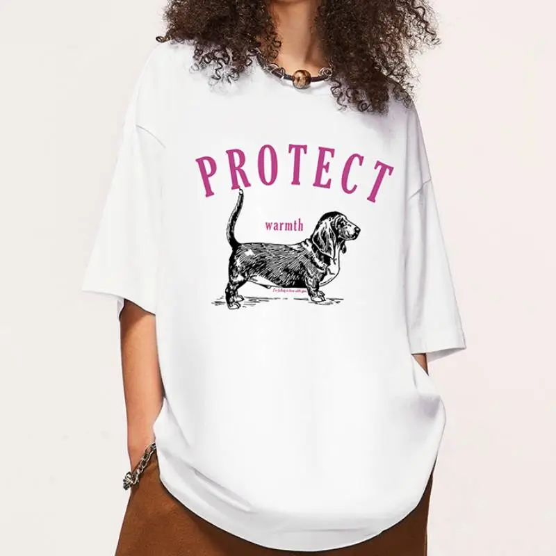 Casual Loose 100% Cotton T Shirt Unisex-9