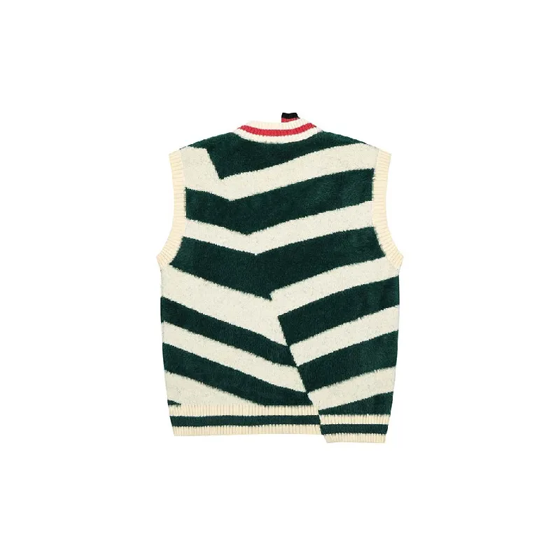 Trendy Hip Hop Contrast Color Blended Synthetic Fabrics Vest-1