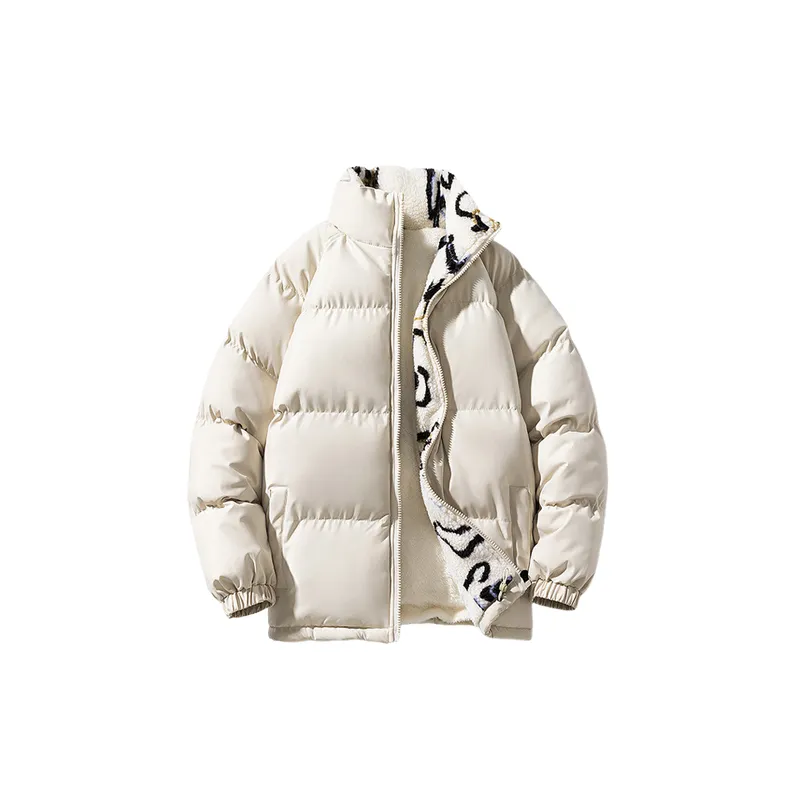Casual Plain Polyester Quilted Jacket-0