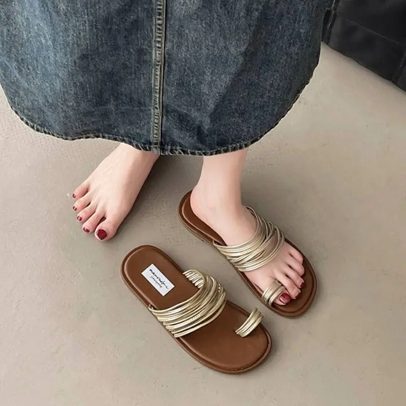 Casual Plain Beach Sandals-2